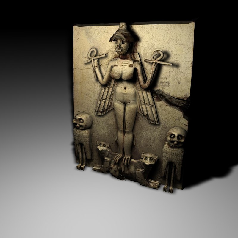 伊什塔尔/伊娜娜雕像3d模型